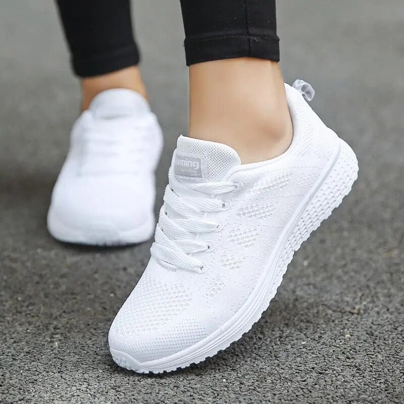 Summer Low White Women's Sports Shoes Womens Running Sneakers Women Sport Shoes Woman's Shoes Athletic Footwear Trainers D-435