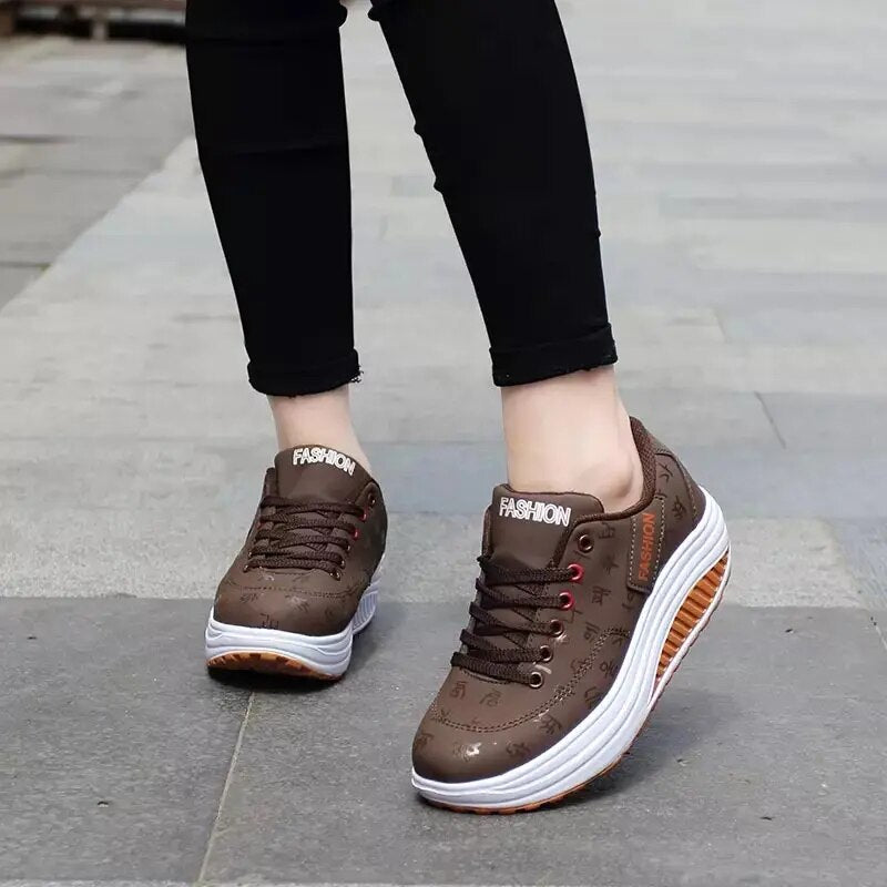 Large Size Platform Thick Soles Women Sport Sneakers Womans Running Shoes New Arrivals 2023 Sports Woman Tennis Fitness GME-2434