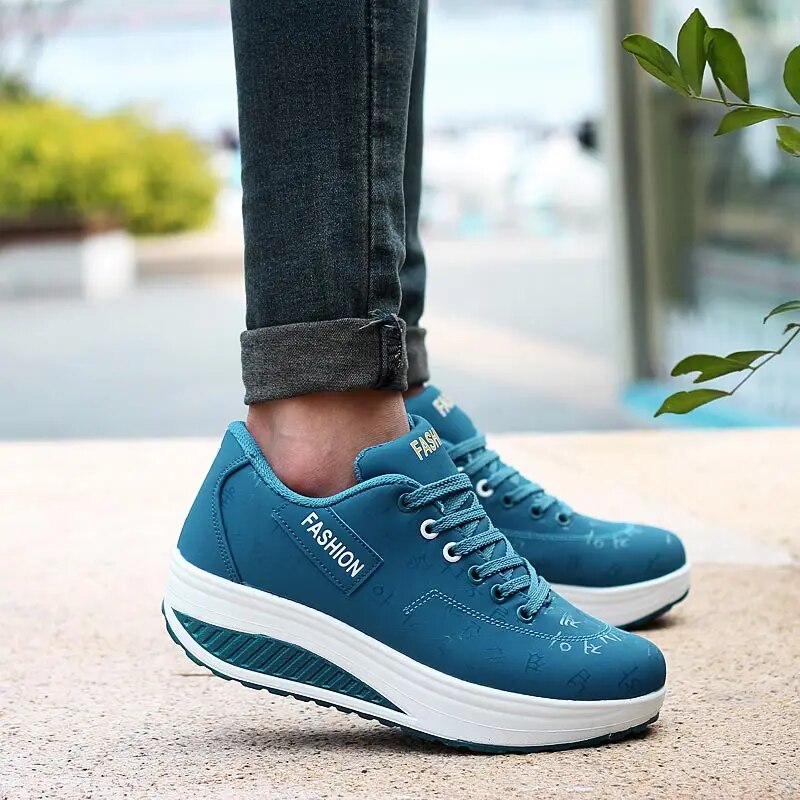 Large Size Platform Thick Soles Women Sport Sneakers Womans Running Shoes New Arrivals 2023 Sports Woman Tennis Fitness GME-2434