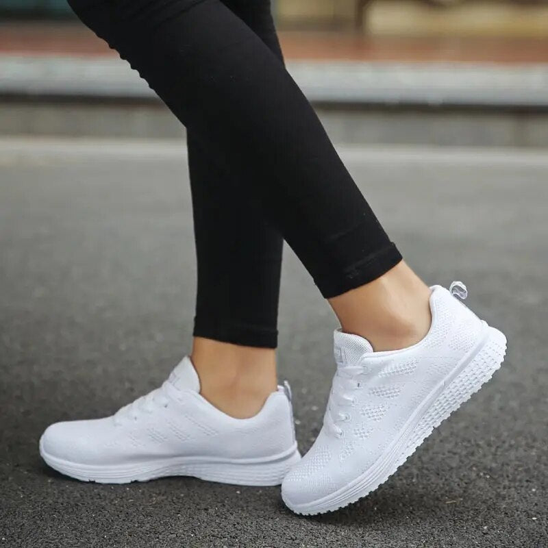 Summer Low White Women's Sports Shoes Womens Running Sneakers Women Sport Shoes Woman's Shoes Athletic Footwear Trainers D-435