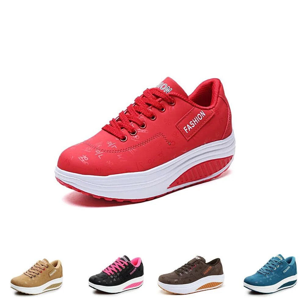 Large Size Platform Thick Soles Women Sport Sneakers Womans Running Shoes New Arrivals 2023 Sports Woman Tennis Fitness GME-2434