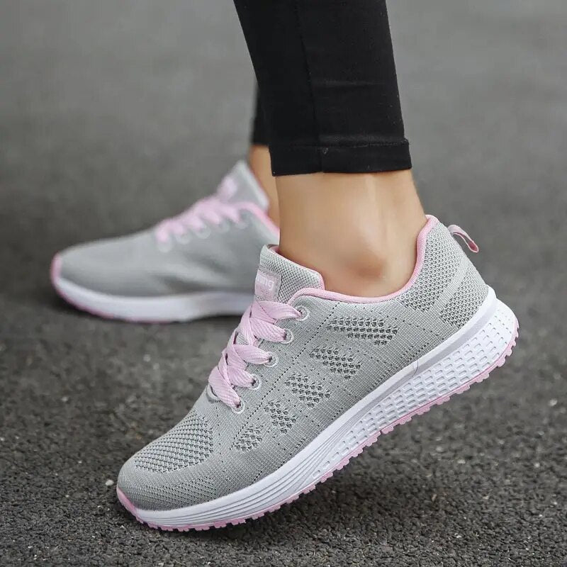 Summer Low White Women's Sports Shoes Womens Running Sneakers Women Sport Shoes Woman's Shoes Athletic Footwear Trainers D-435