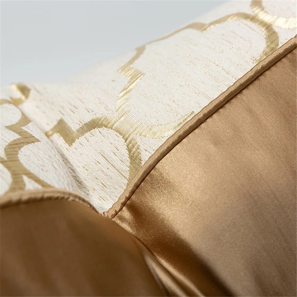 Champagne Gold Cushion Cover Sofa Pillow Simple Modern Pillow Case Light Luxury Throw Pillowcover Home Decor Cushion Cover 45x45