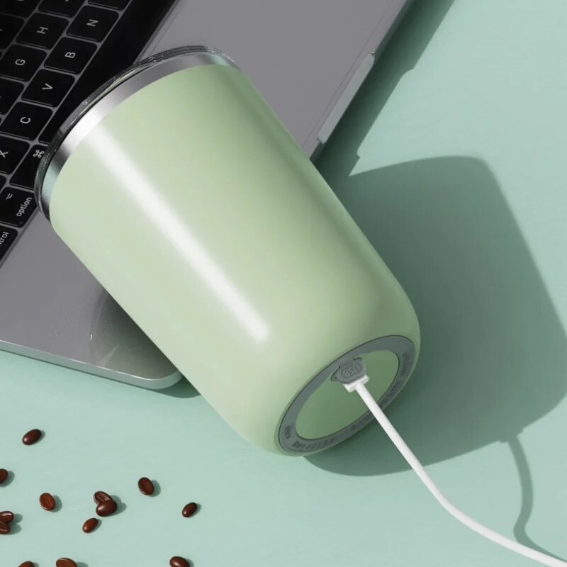 350ml Rechargeable Auto Self Stirring Mug Coffee Milk Juice Mixing Cup USB Charging Magnetic Rotary Mug Lazy Smart Mixer Cup