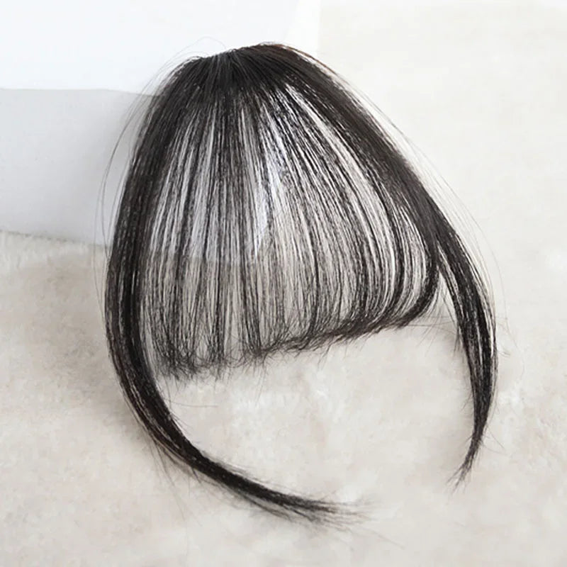 2PCS Fake Air Bangs Hair Styling Tools Hair Clip Hair Extensions Synthetic Hair Fake Bangs Natural Wig Clip In Bangs