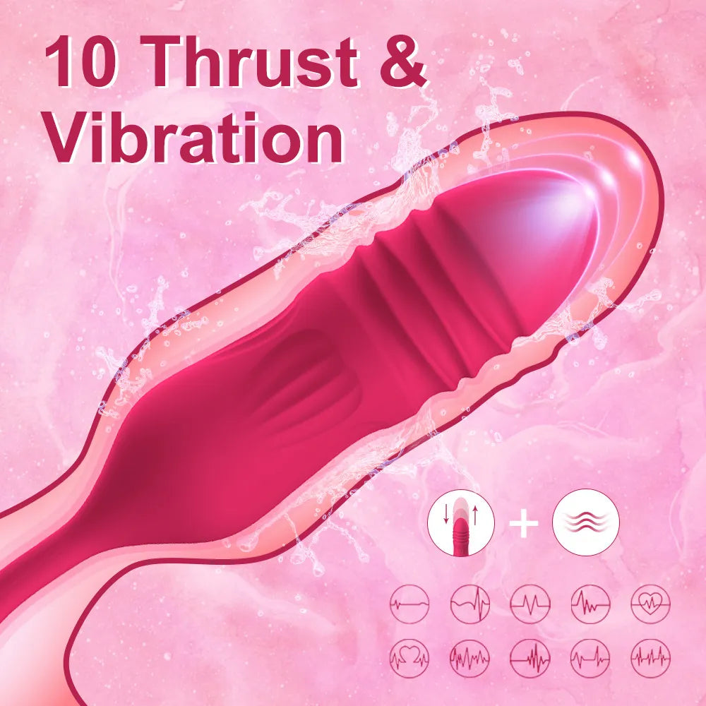 Rose Shape Vagina Sucking Vibrator Intimate Good Nipple Sucker Oral Licking Clitoris Stimulation Powerful Sex Toys for Women