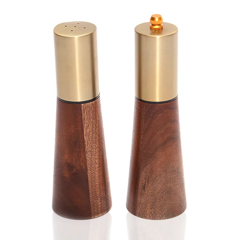 Leeseph  Wood Pepper Mill and Salt Shaker Set, Kitchen Gadgets